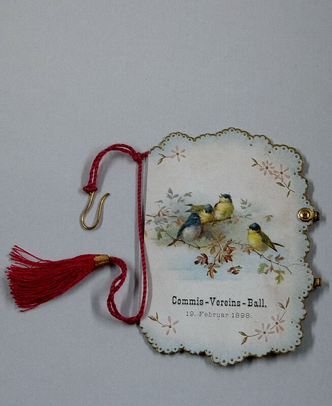 Abb. 1: Tanzordnung für einen Ball, 1898, Commis ...