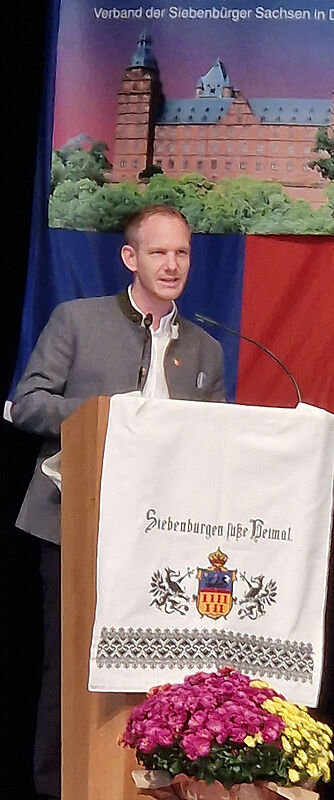 Bürgermeister Moritz Sammer bei der ...