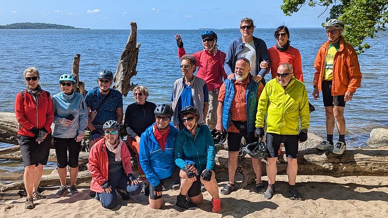 Unterwegs nach Greifswald.Fotos: privat ...
