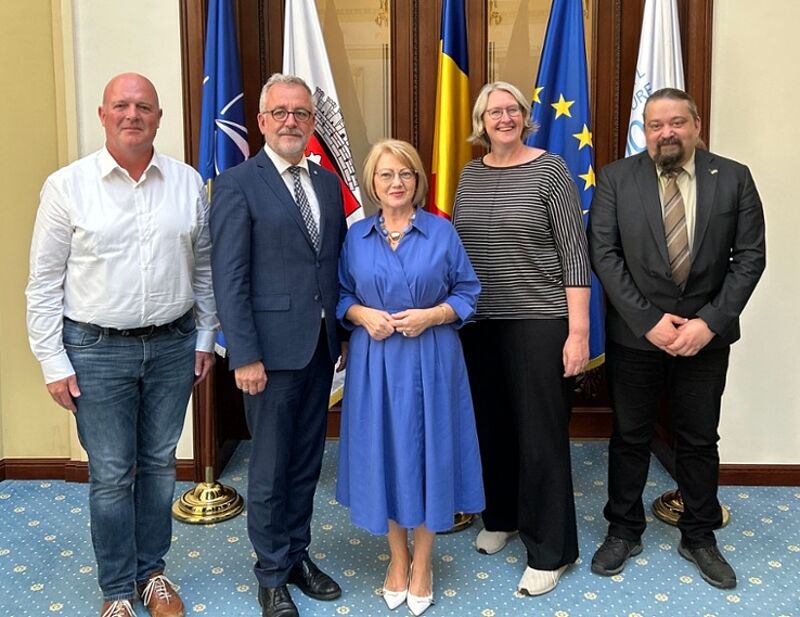 Zu Besuch bei der Hermannstädter Bürgermeisterin ...