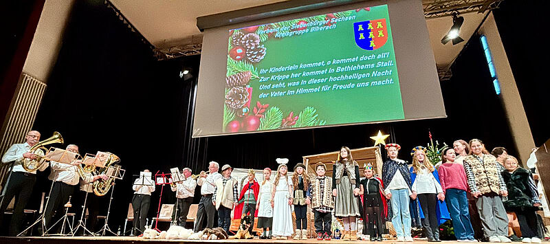 Weihnachtsfeier in Biberach. Foto: Thomas Henrich ...