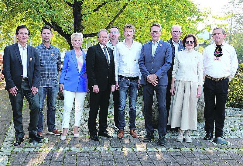 Der Brackenheimer Brgermeister Thomas Csaszar ...