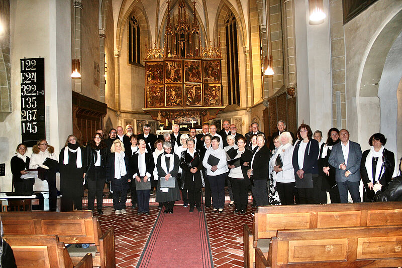 Drei Ch�re, ein Konzert in der Mediascher ...