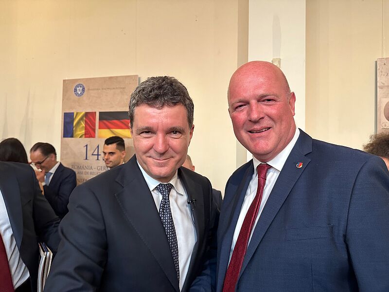 Empfang in der Rumnischen Botschaft in Berlin: ...