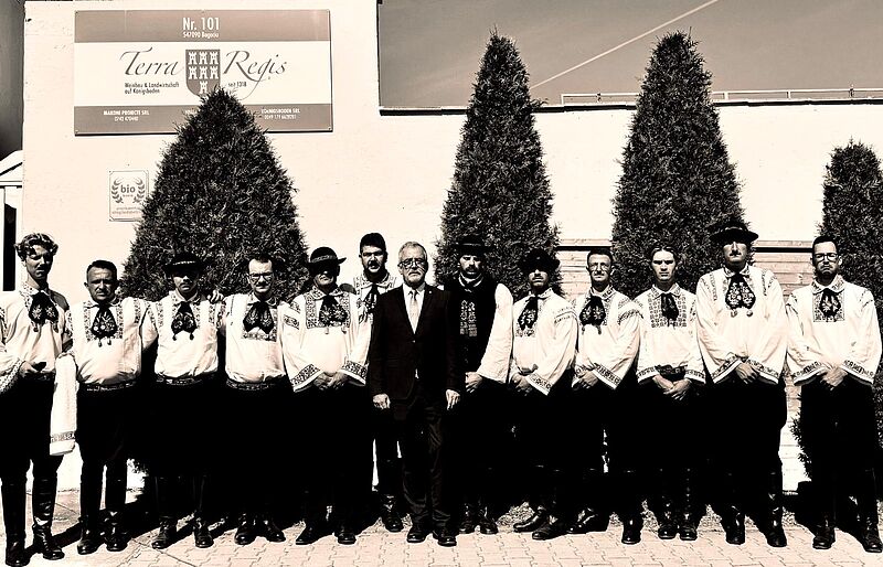 Gruppenfoto unter dem Motto „Das schsische ...