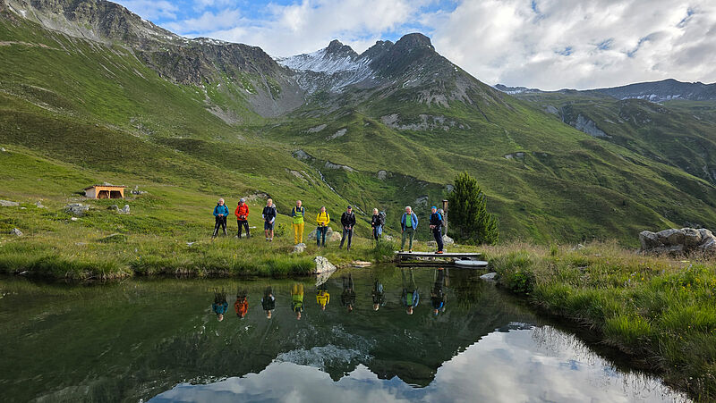 Blick auf den Verwall Hauptkamm. Foto: Detlev ...
