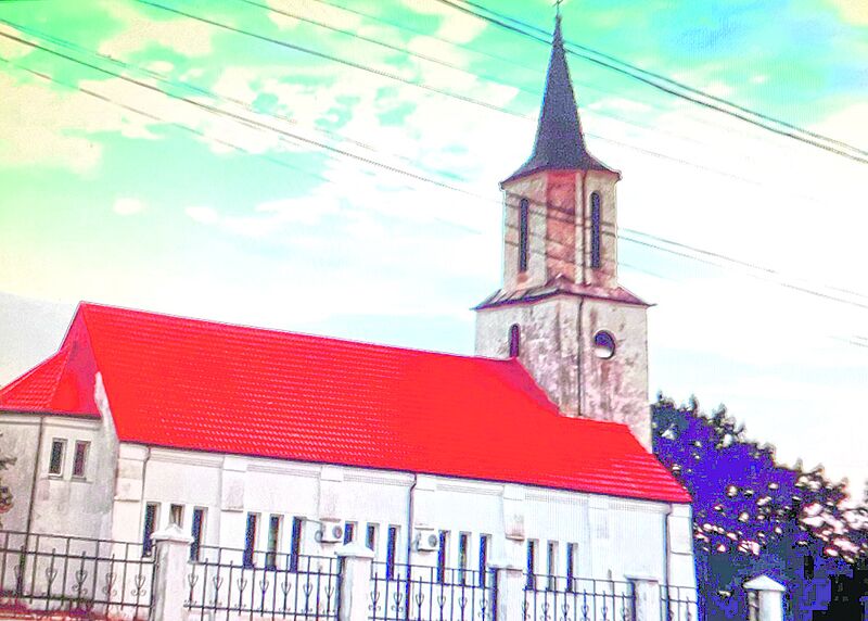 Die einst evangelische Kirche in Cogealac wurde ...
