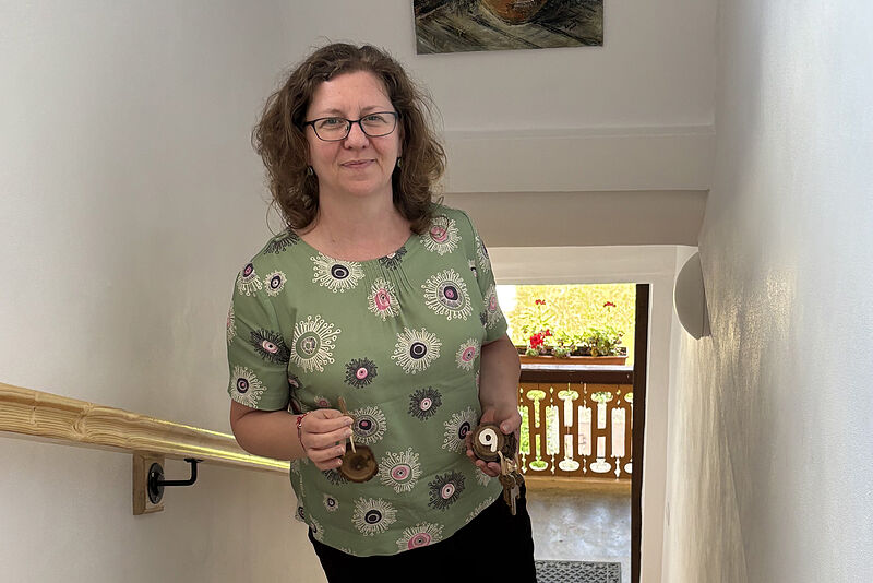 Bettina Kenst, die Leiterin des „Elimheims“ in ...