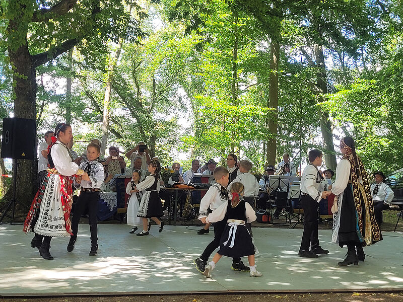 Kindertanzgruppe Mnchen beim traditionellen ...