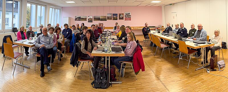 Ein Blick in den Seminarraum während eines ...