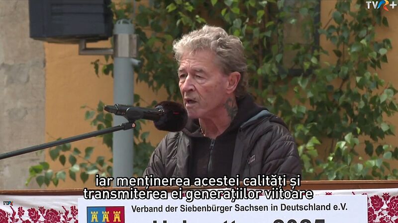 Peter Maffays Gruwort vor der Schranne in der ...