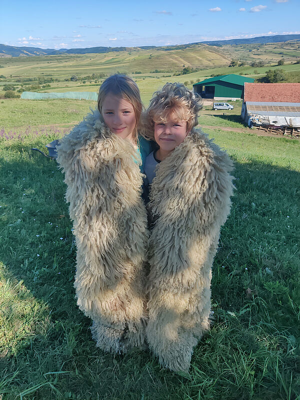 Anna und Hendrik Kramar auf der Stâna bei ...