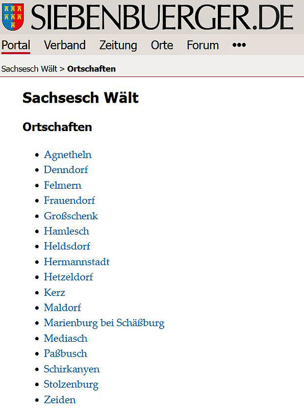 Screenshot: Die Gedichte können über den ...