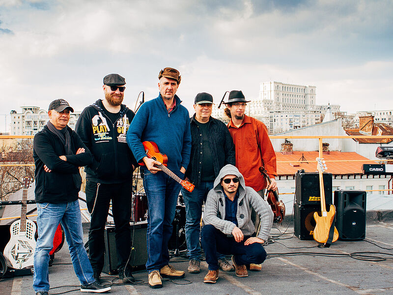 Die Musikband „Nightlosers“ aus Klausenburg ...