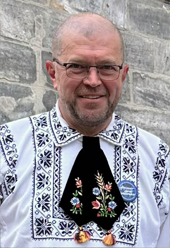 Klaus Foof beim Sachsentreffen 2024 in ...