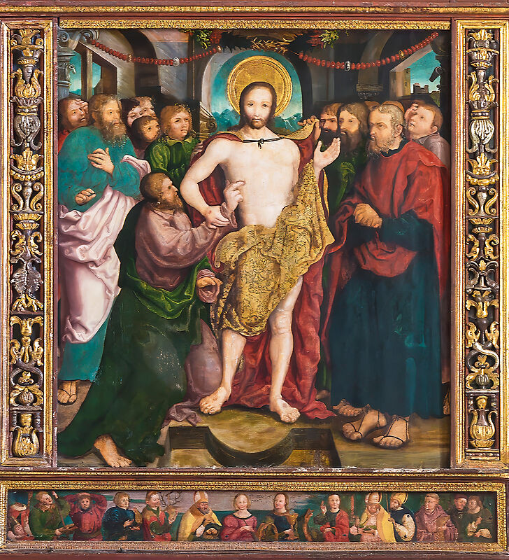 Den auferstandenen Christus mit dem zweifelnden ...