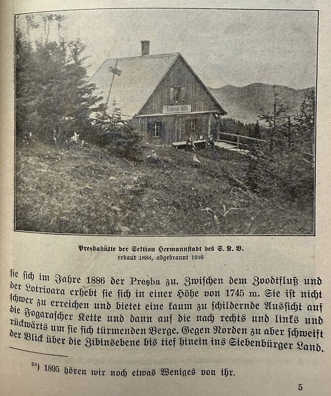 Abbildung der Prejbe I-Htte im Jahrbuch des ...