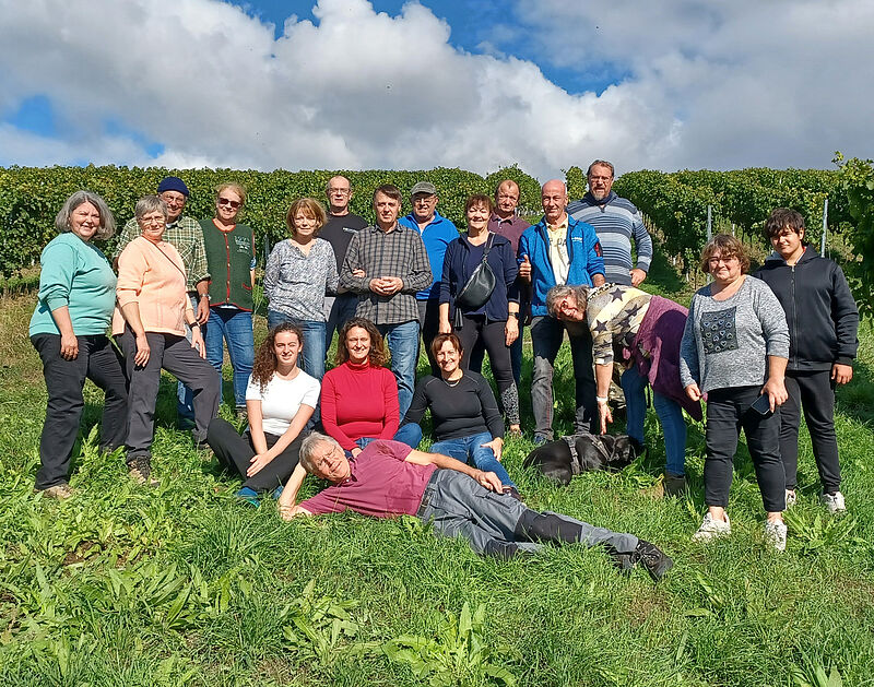 Gruppe der „Erntehelfer“ der Kreisgruppe ...