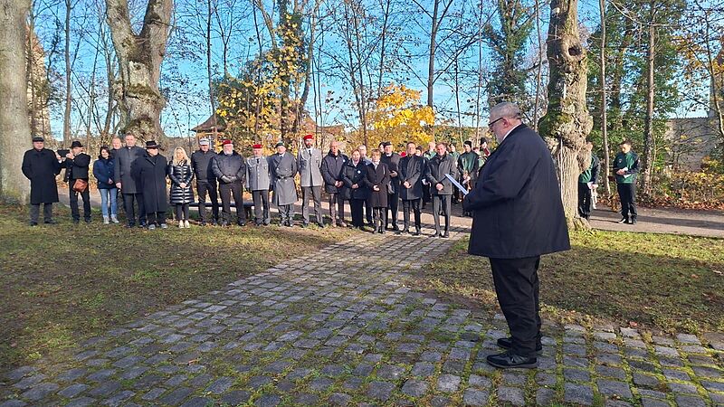 Manfred Binder, Vorsitzender des Landesverbandes ...