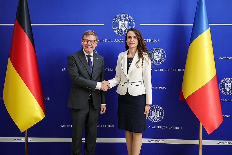 Antrittsbesuch des deutschen Außenministers ...