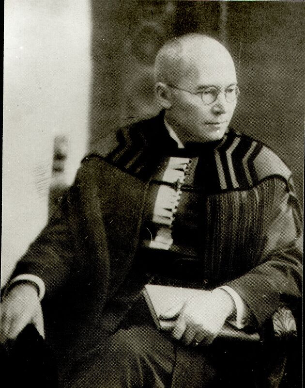 Portrt des Historikers und Stadtpfarrers Dr. ...