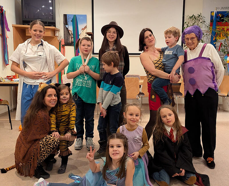 Frhlicher Kinderfasching in Wien. Foto: Heiko ...