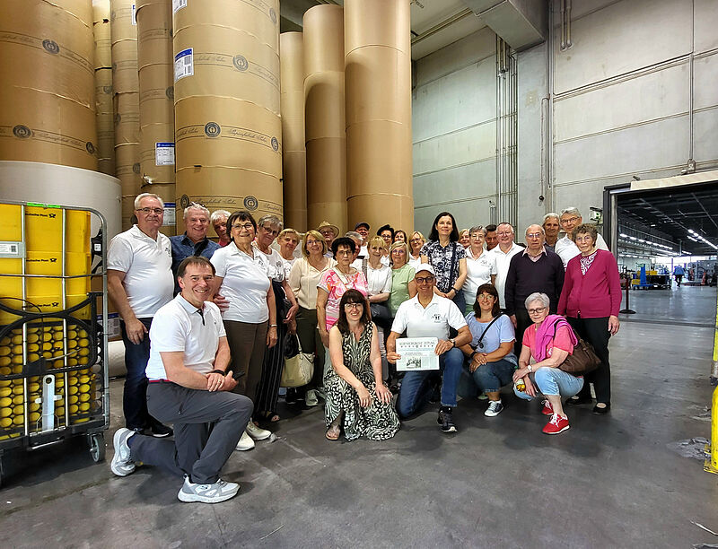 Zu Besuch in der Druckerei Dierichs in Kassel. ...