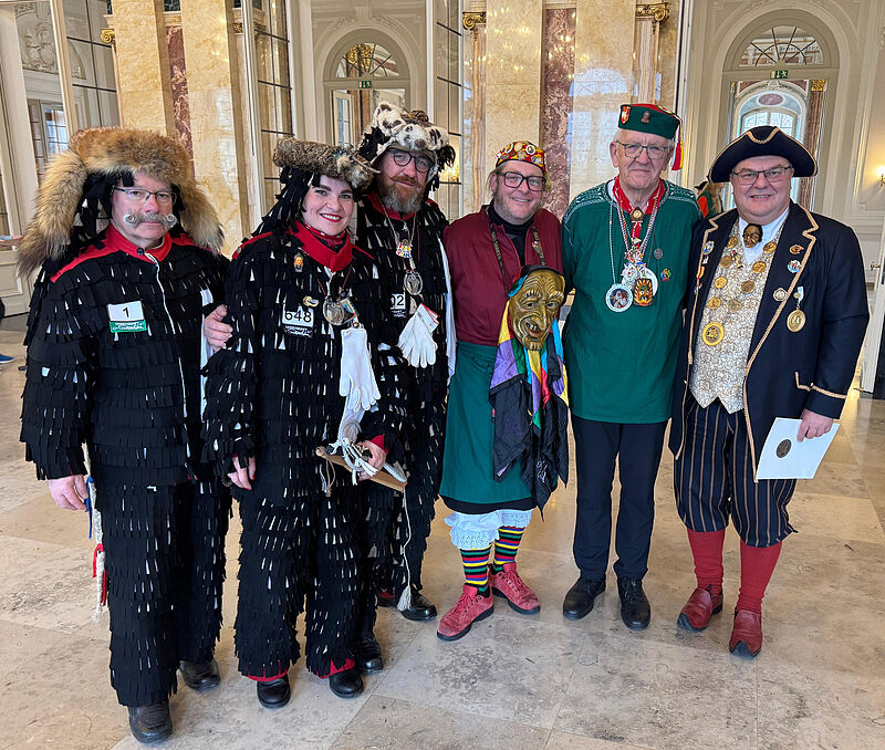 Närrischer Staatsempfang in Stuttgart mit ...