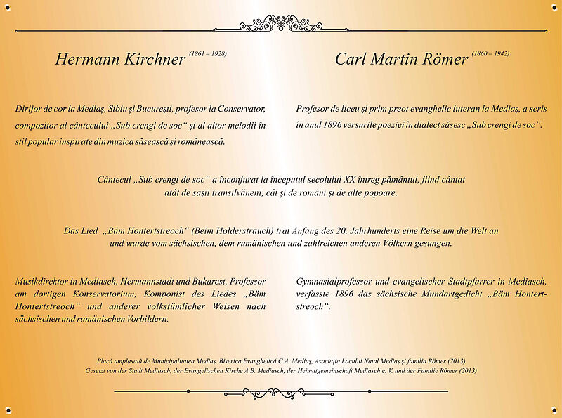 Gedenktafel am ehemaligen Wohnhaus Hermann ...