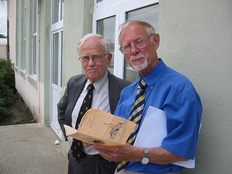 Balduin Herter 2004 zusammen mit Prof. Paul ...