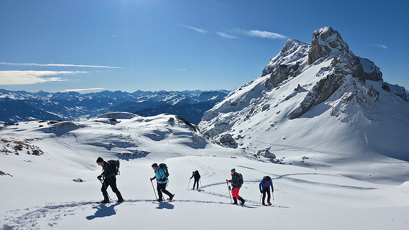 Schneeschuhtour im Rofan. Foto: Detlev Antosch ...