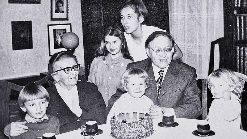 Feier der gemeinsamen Taufe von Ernst H. Grohs ...