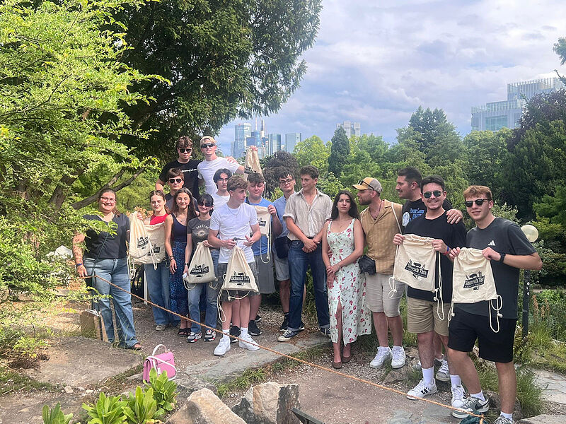 Im Palmengarten in Frankfurt mit der „Sachsesch ...