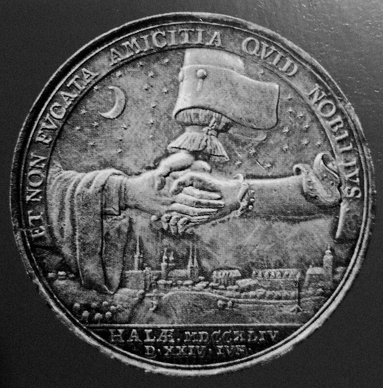 Freimaurer-Medaille, gepr�gt von der ...