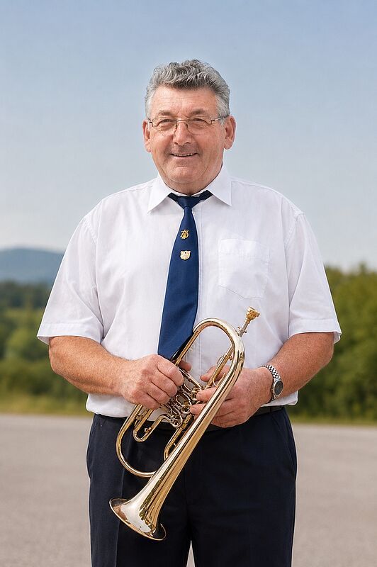 Georg That bei einem Auftritt der Siebenbürger ...