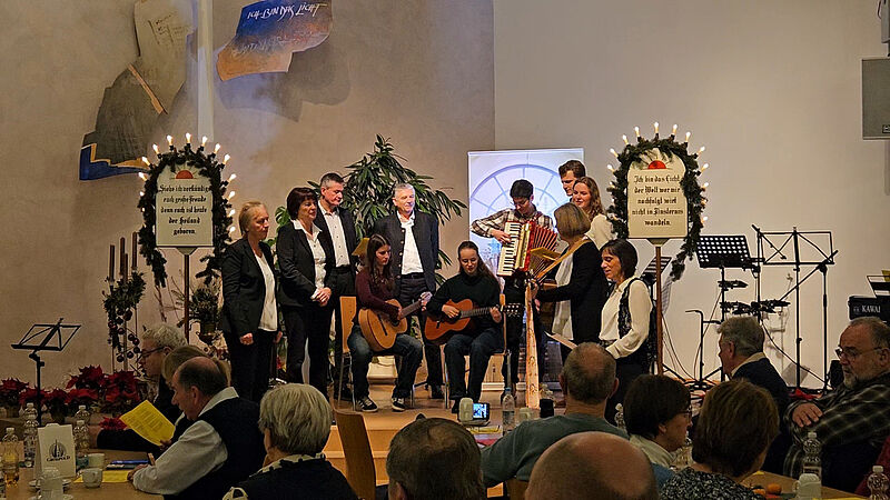 Großpolder Musiker beim „Christoglierel“. Foto: ...