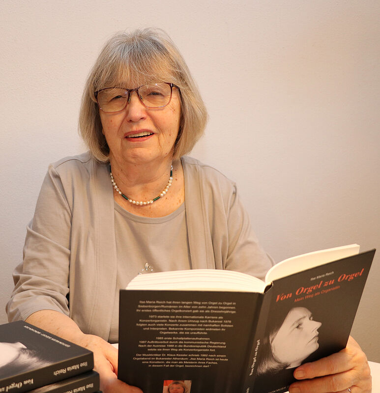 Die Organistin Ilse Maria Reich ...