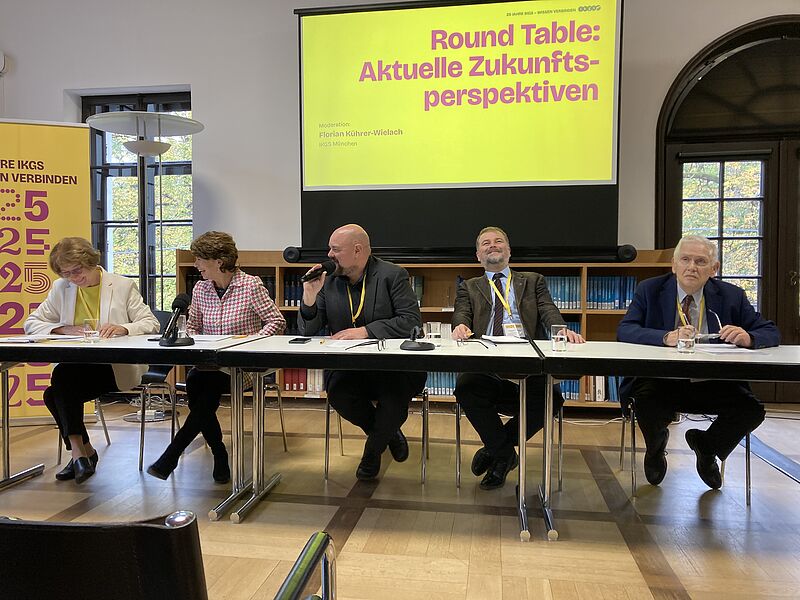 Es ging auch lustig zu beim Round Table. Foto: ...
