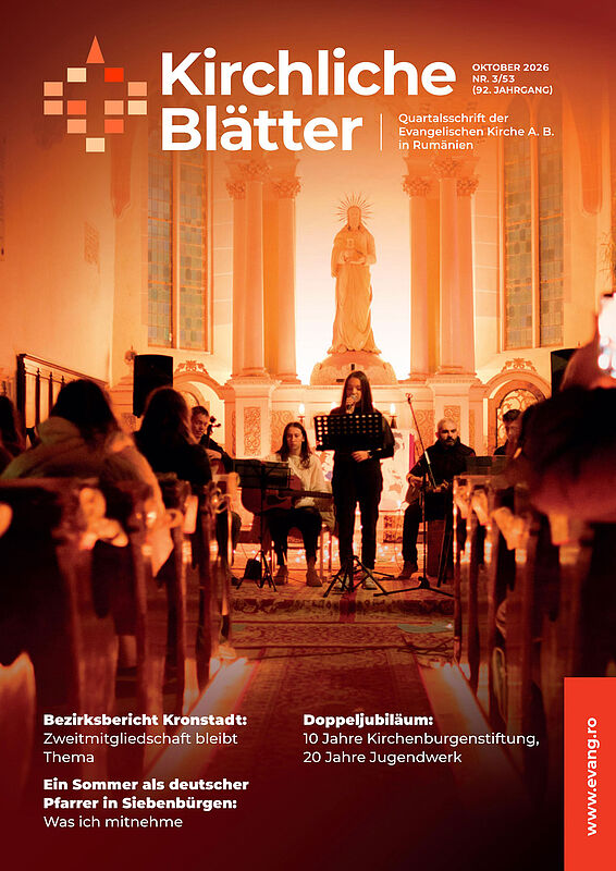 Die Herbstausgabe der Kirchlichen Blätter bietet ...