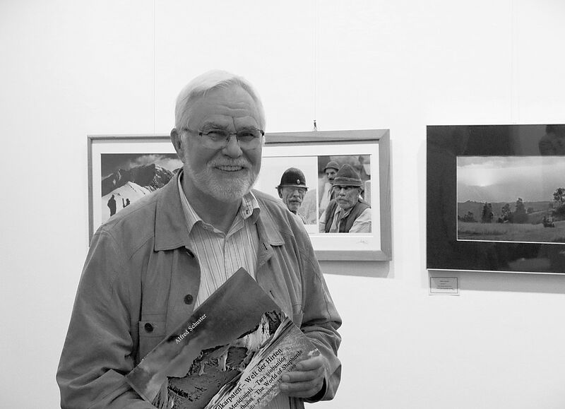 Dr. Alfred Schuster nach seinem Vortrag im ...