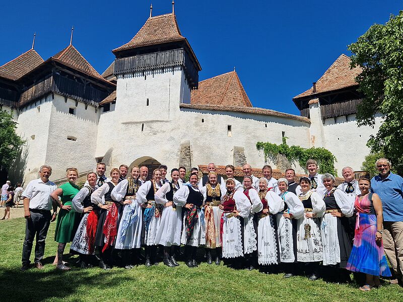 Mitglieder der Projektgruppe Haferland bei der ...