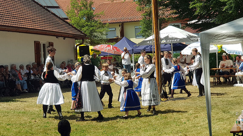 Auftritt der Traunreuter Kindertanzgruppe. Foto: ...