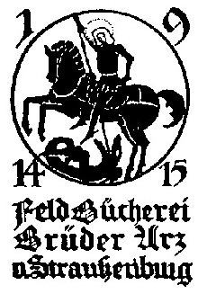 Albert Arz von Straussenburg: Exlibris, Abbildung 1