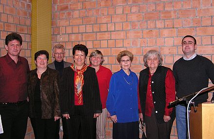 Neuer Vorstand der Kreisgruppe Bblingen, von links: Dieter Tartler, Gerda Ludwig, Gnter Paalen, Hildegard Kijek, Helga Weber, Edith Hille, Sigrid Guist, Franz-Willy Schuster. Foto: Jrgen Schiel