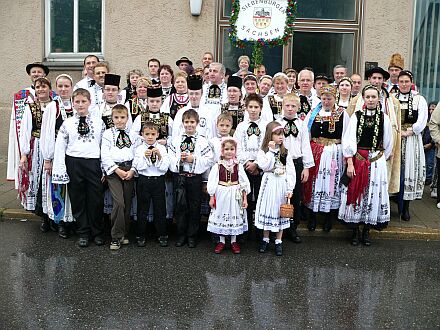 So zahlreich nahm die Kreisgruppe Biberach am historischen Umzug des Biberacher Schtzenfestes 2005 teil. Foto: Thomas Henrich
