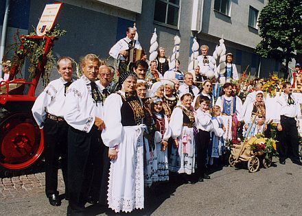 Siebenbrger Sachsen beim Umzug des ‚Bietigheimer Pferdemarktes‘