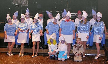 Gelungene Kostme beim Faschingsball in Maichingen.