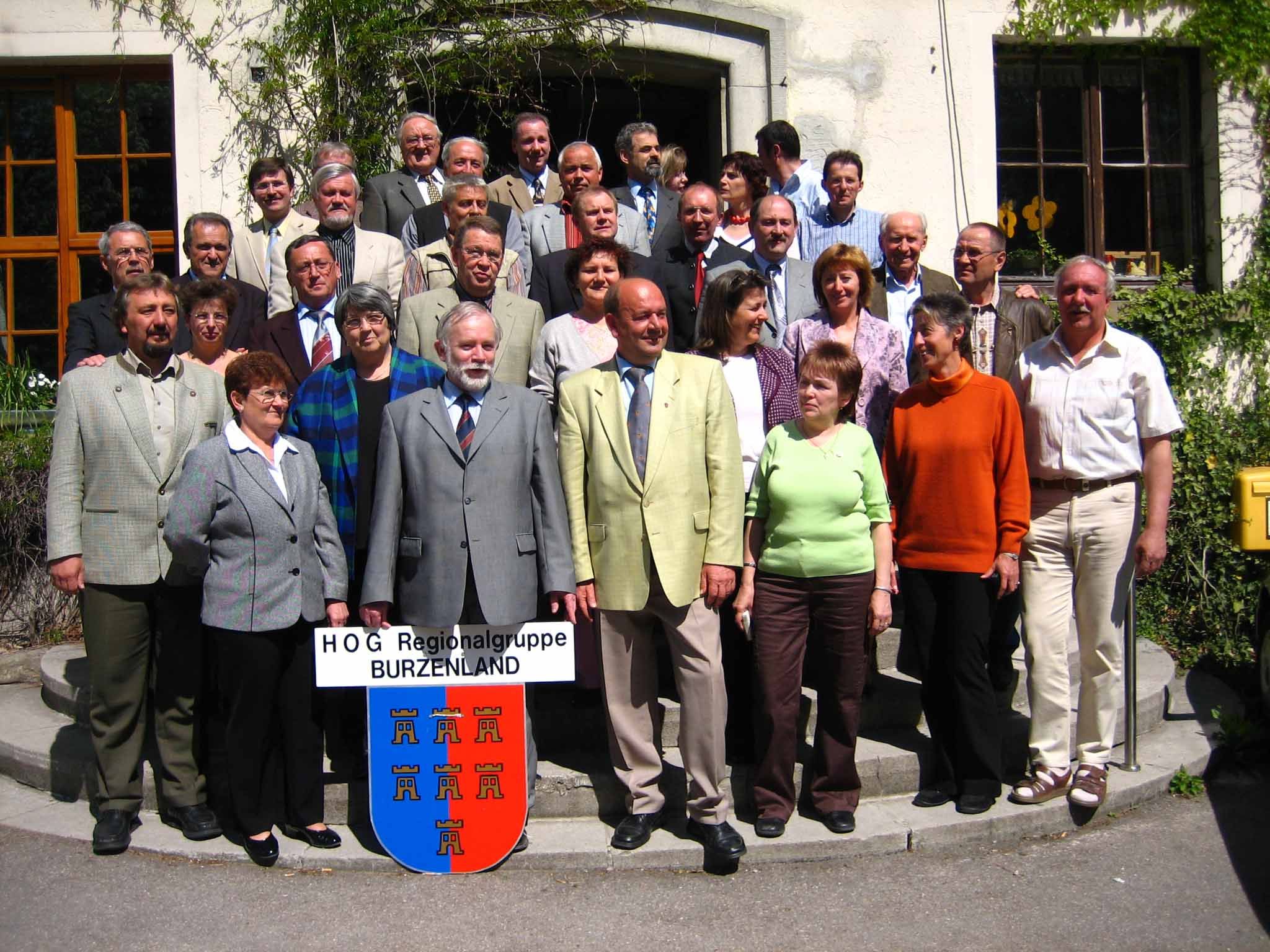 Die Teilnehmer der Burzenlnder Arbeitstagung 2007 in Neuhaus.