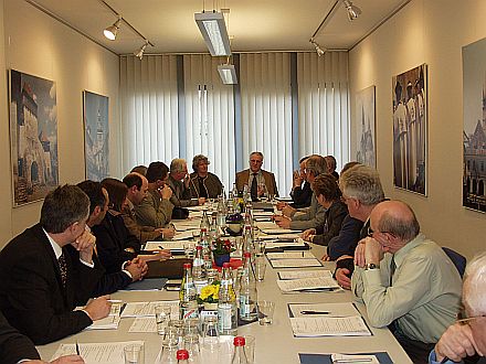 Der Bundesvorstand tagte am 13. Mrz in der landsmannschaftlichen Begegnungssttte in Mnchen. Foto: Siegbert Bruss