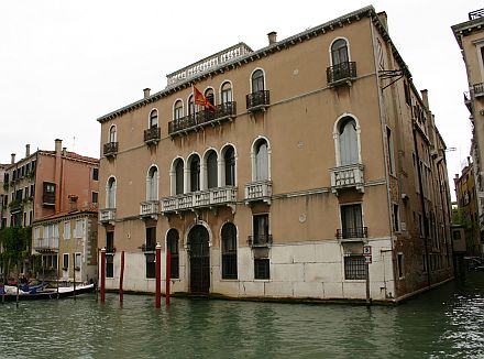Sensationeller Fund in Venedig: Das Sterbehaus von Carl Filtsch, der Palazzo Benzon, wurde am Canal Grande in Venedig identifiziert. Foto: Oswald Kessler